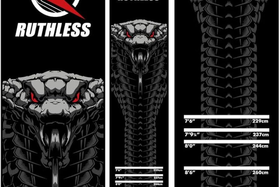 Ruthless Darts Mat Cobra