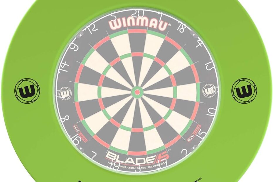 Winmau Printed Green Dartboard Surround