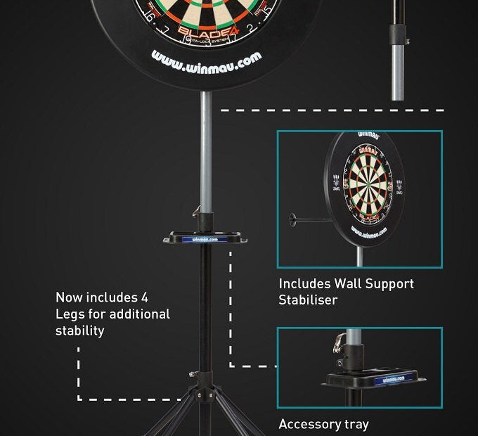 Winmau Xtreme Dartboard Stand 2